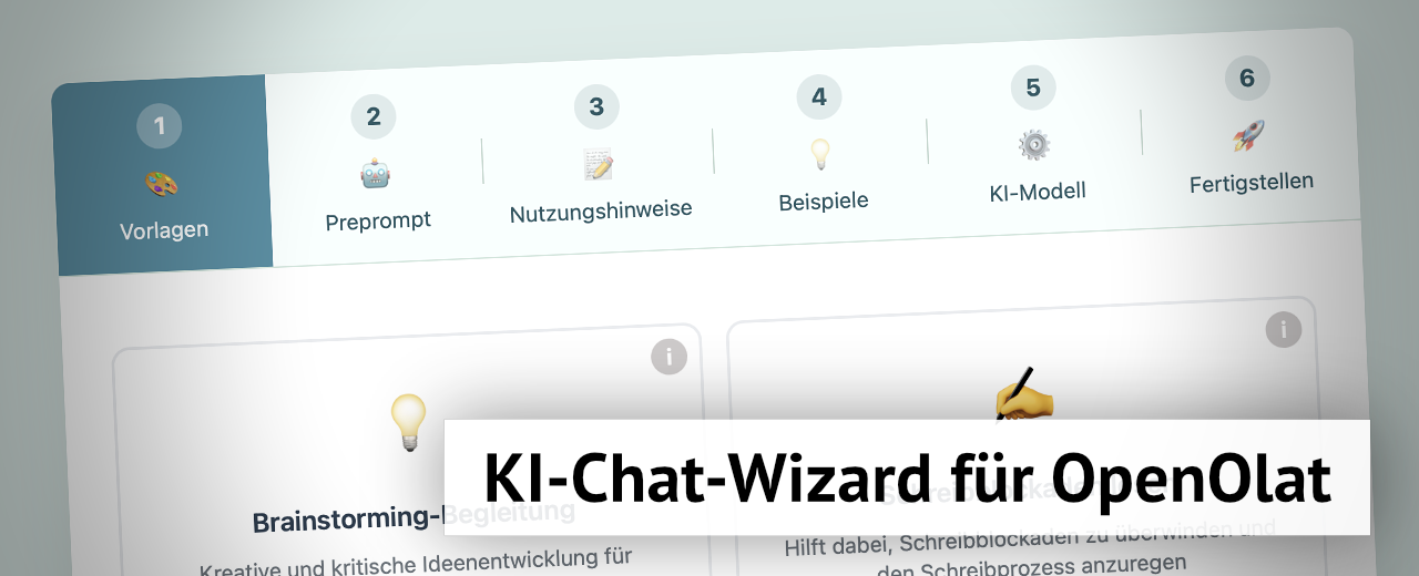 KI-Chat-Wizard für OpenOlat